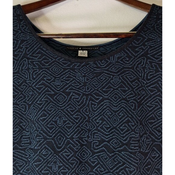 PERUVIAN CONNECTION Sweater Dress Women's Small 100% Pima Cotton Career Office - Picture 4 of 7